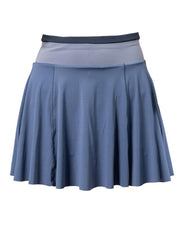 Colorblock Pocket Design Skirt With Athletic Shorts Gym Tennis Pleated Skorts