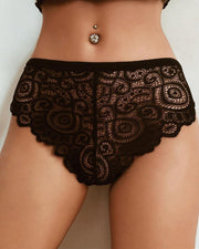 Guipure Lace Hollow Out Panty - Xmadstore