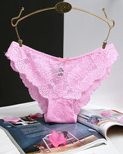 Bowknot Design Crochet Lace Panties - Xmadstore