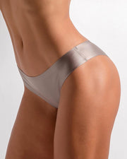 Solid Color Ice Silk Seamless Thong Panties - Xmadstore