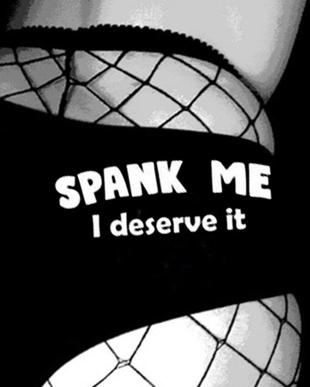 Slogan Print Sexy Panty - Xmadstore