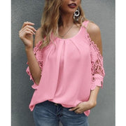 Casual shirt with sling cutout sleeves